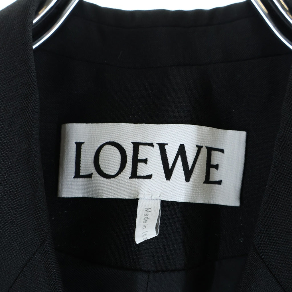 LOEWE(ロエベ) ダブル ジャケット ブラック レディース