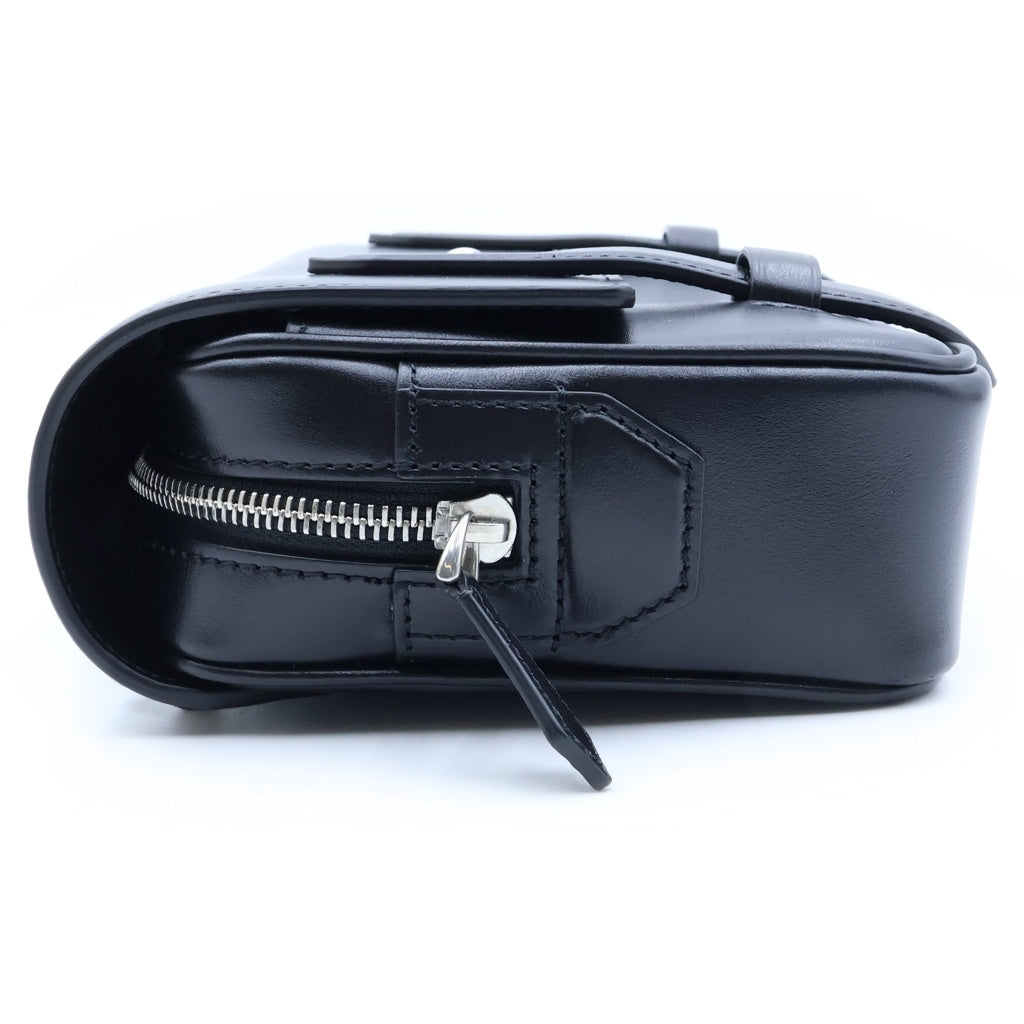 MONTBLANC(モンブラン) マイスターシュテュック レザー 2WAY クラッチ ショルダーバッグ シルバー金具 ブラック