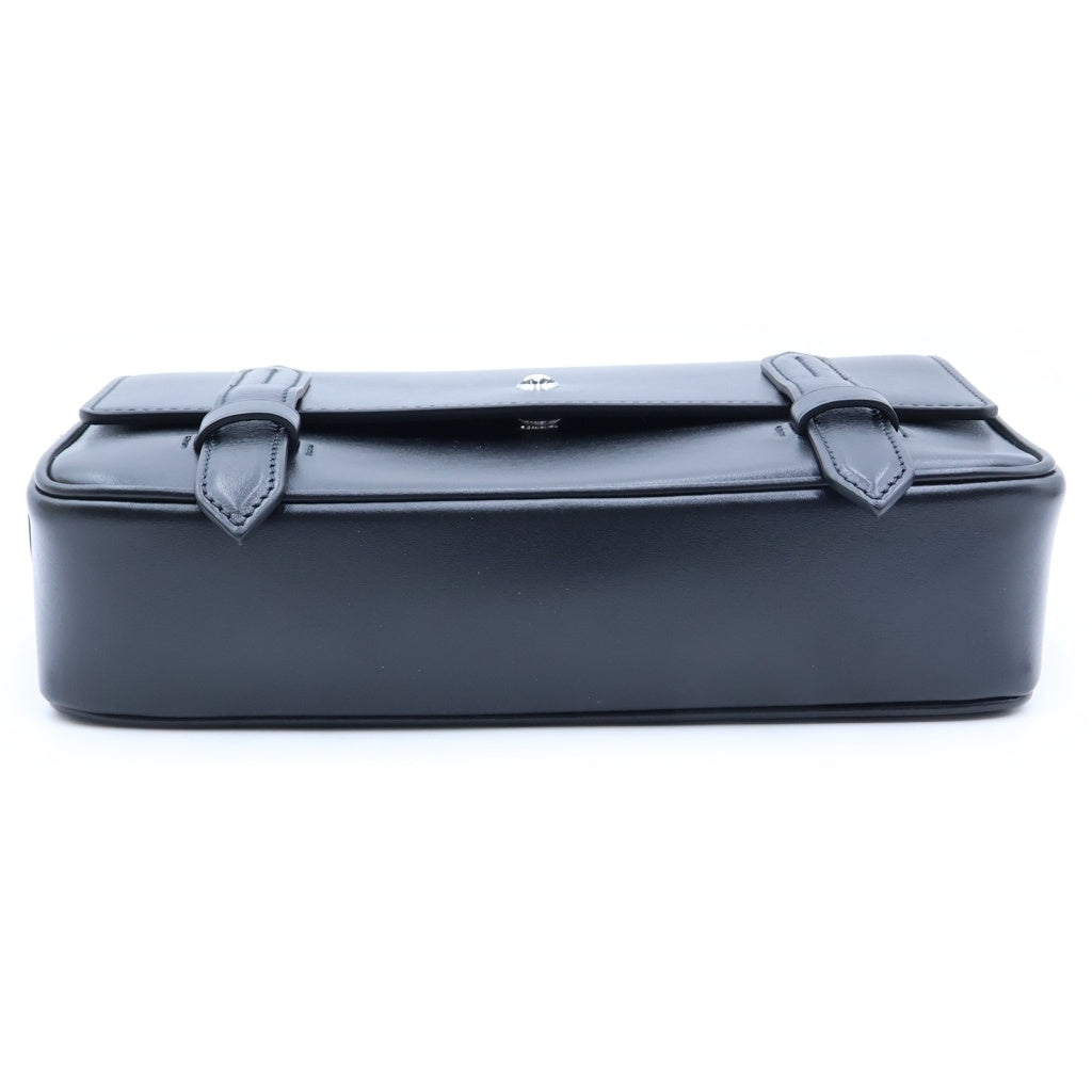 MONTBLANC(モンブラン) マイスターシュテュック レザー 2WAY クラッチ ショルダーバッグ シルバー金具 ブラック