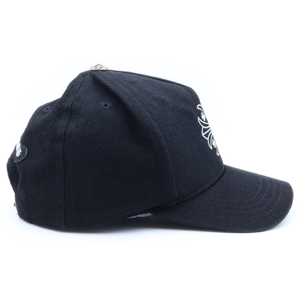 CHROME HEARTS(クロムハーツ) CHプラス ロゴ刺繍 ベースボールキャップ 帽子 ブラック