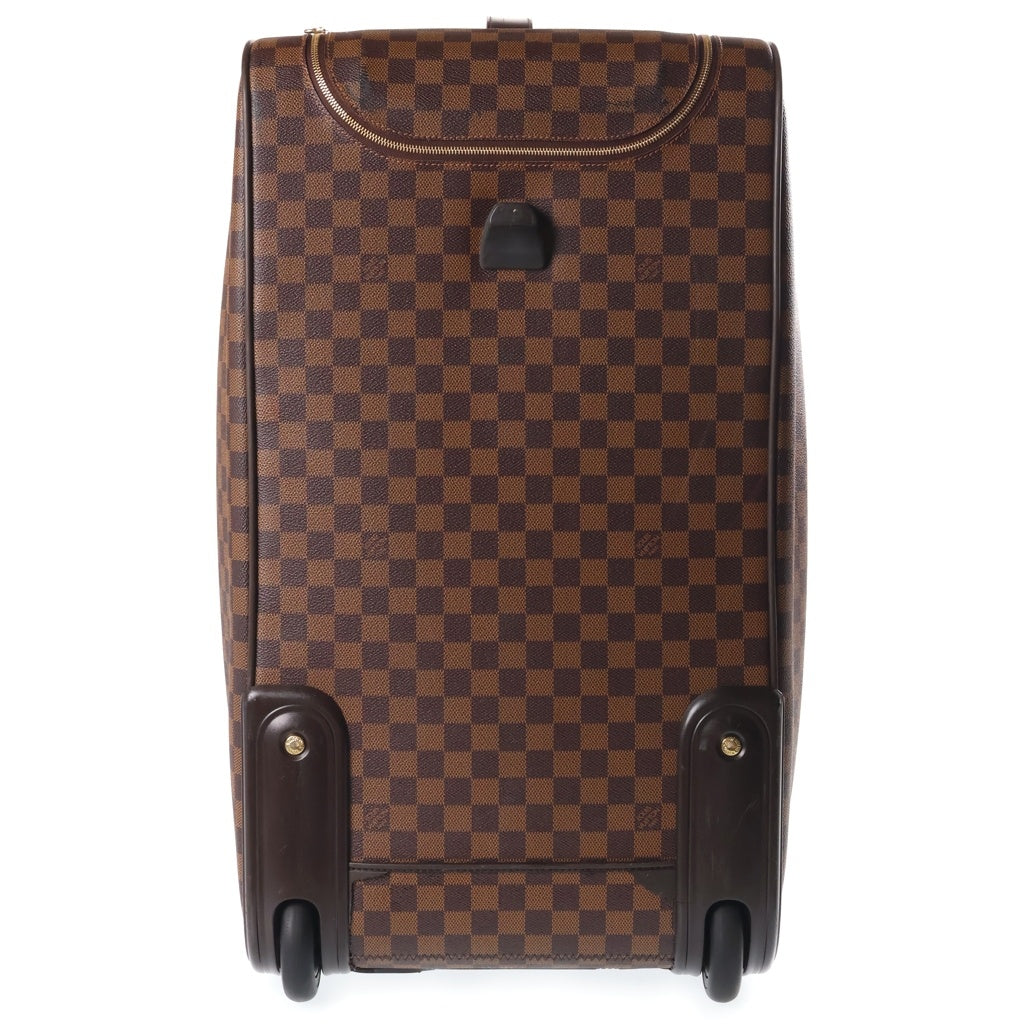LOUIS VUITTON(ルイヴィトン) ダミエ エオール60 ボストンバッグ ハンドバッグ トラベルバッグ ブラウン レザー×PVC N23203 ゴールド金具 レディース