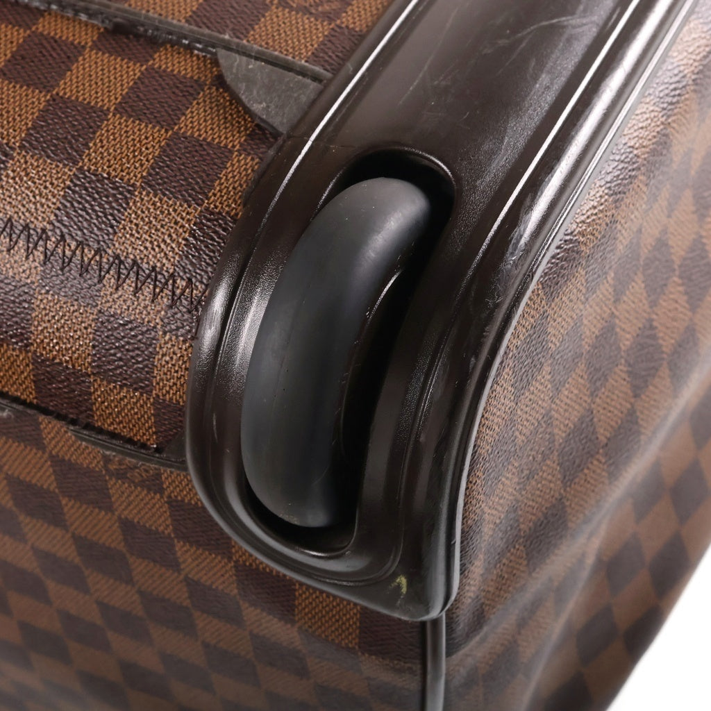 LOUIS VUITTON(ルイヴィトン) ダミエ エオール60 ボストンバッグ ハンドバッグ トラベルバッグ ブラウン レザー×PVC N23203 ゴールド金具 レディース