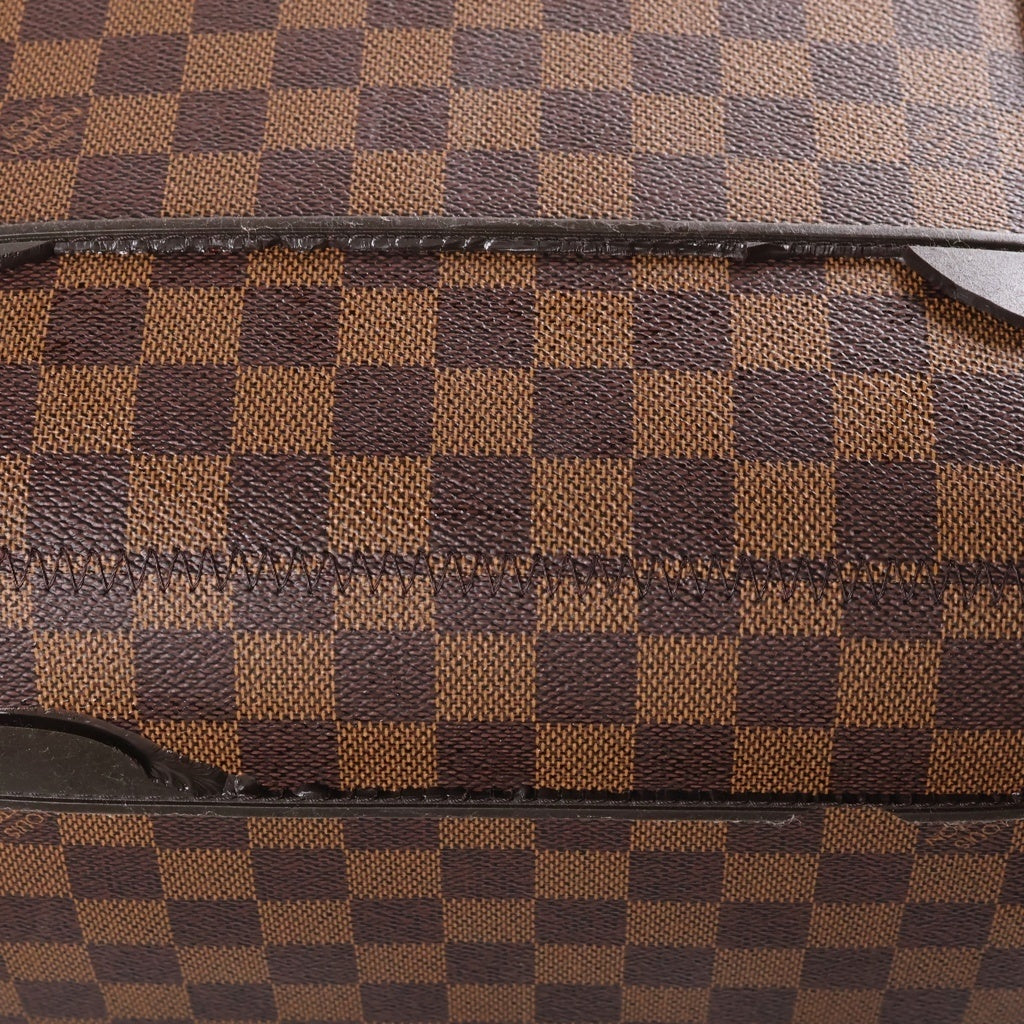 LOUIS VUITTON(ルイヴィトン) ダミエ エオール60 ボストンバッグ ハンドバッグ トラベルバッグ ブラウン レザー×PVC N23203 ゴールド金具 レディース