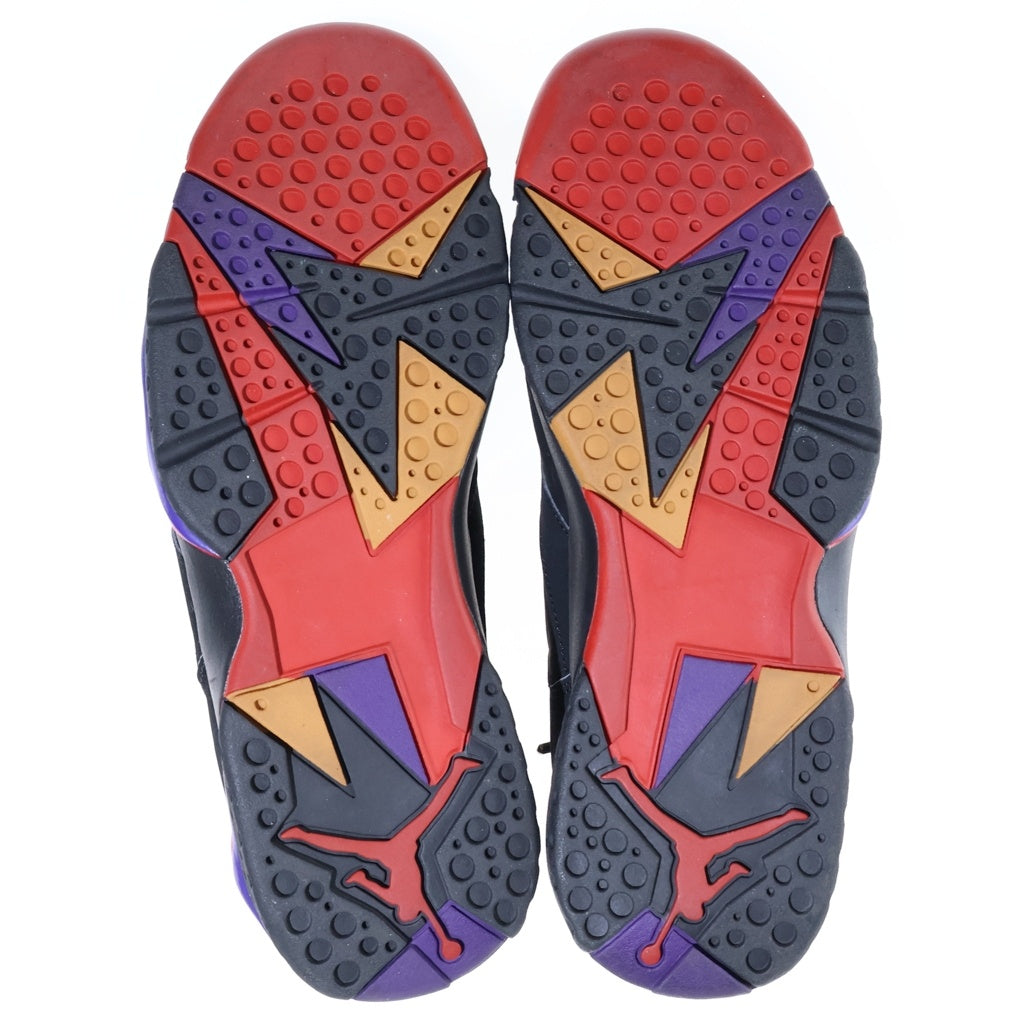 NIKE(ナイキ) ジョーダン 7 レトロ ラプターズ ハイカットスニーカー ブラック×レッド #27 304775-120