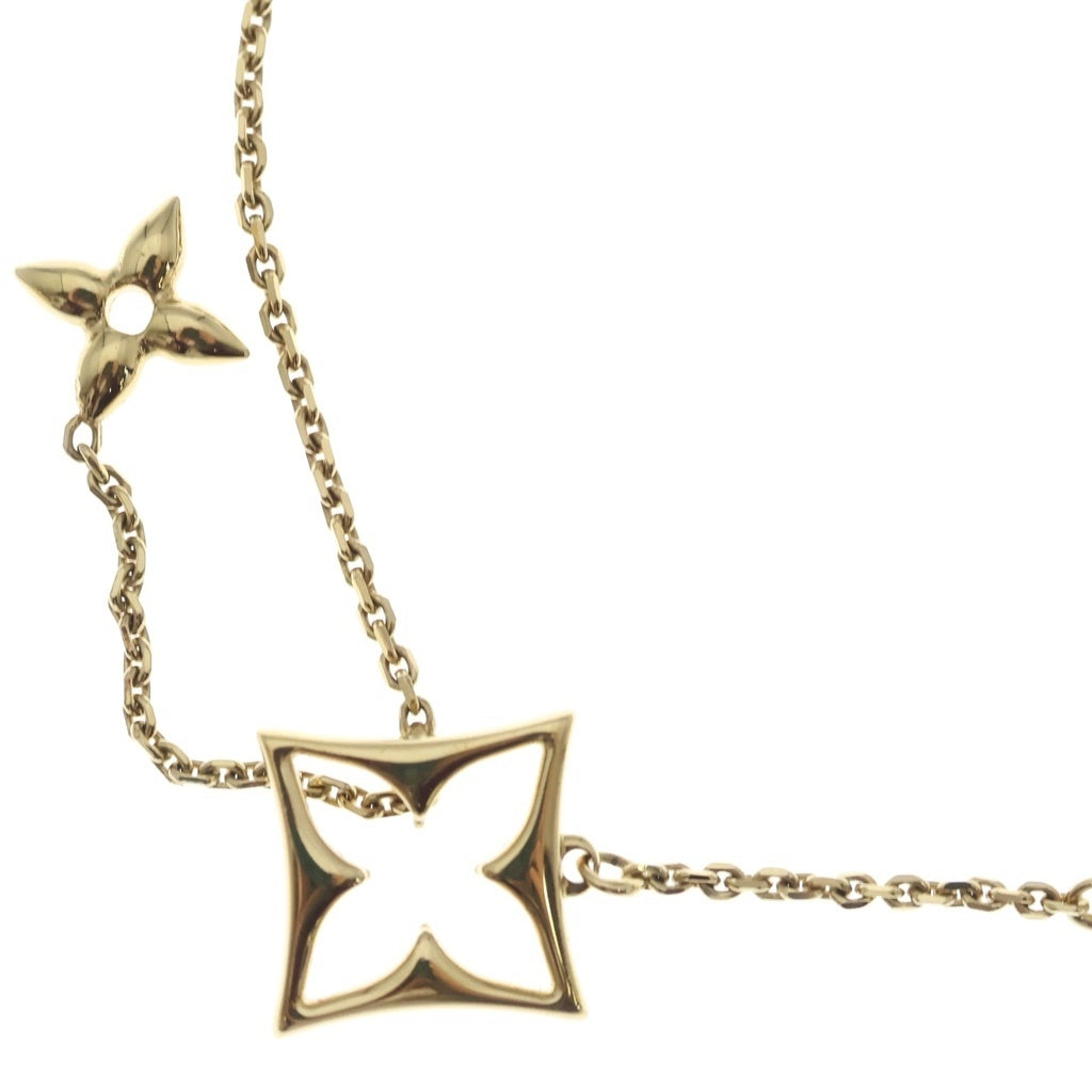 LOUIS VUITTON(ルイヴィトン) LV フラワーグラム ネックレス ペンダント チェーン ゴールド M01234 レディース