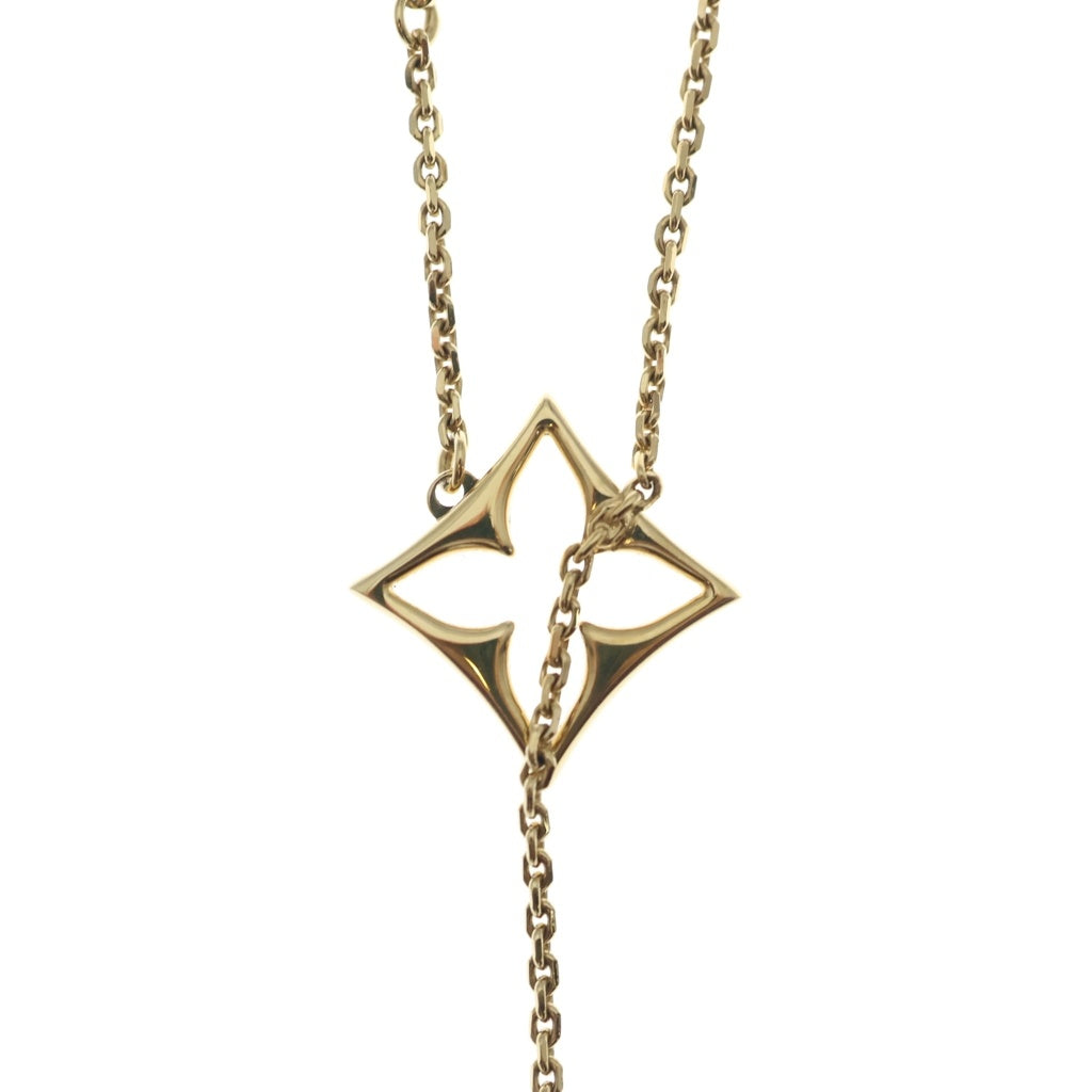LOUIS VUITTON(ルイヴィトン) LV フラワーグラム ネックレス ペンダント チェーン ゴールド M01234 レディース