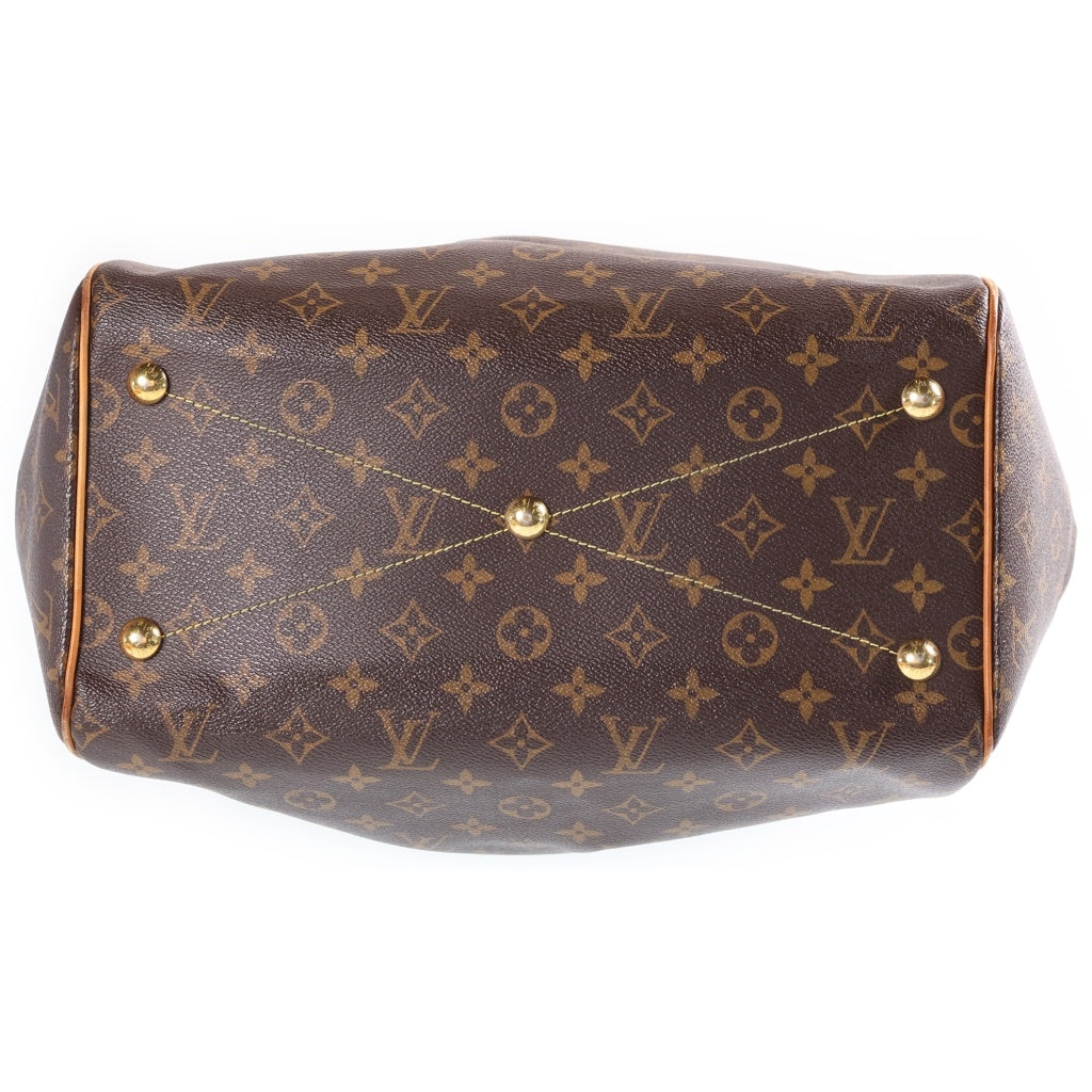 LOUIS VUITTON(ルイヴィトン) ティヴォリGM ハンドバッグ トートバッグ モノグラム PVCレザー ブラウン M40144 レディース
