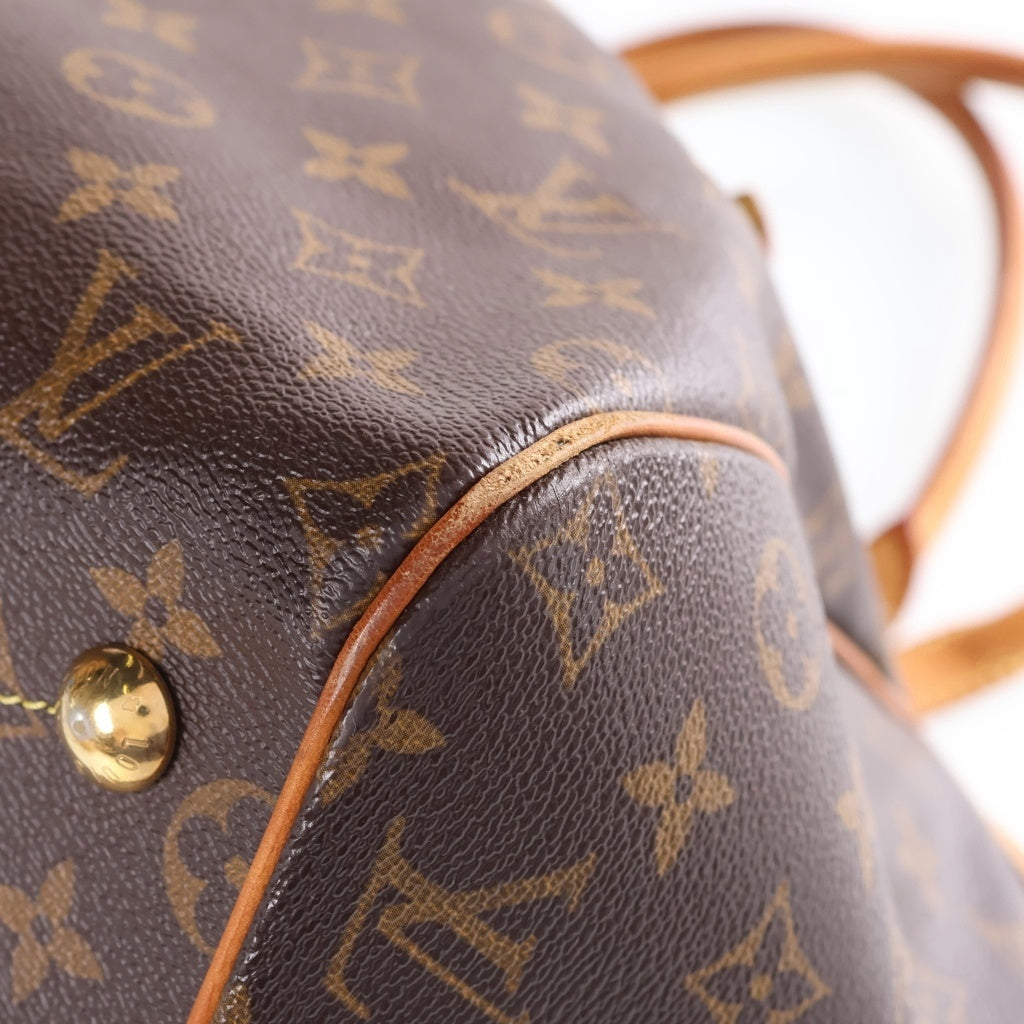 LOUIS VUITTON(ルイヴィトン) ティヴォリGM ハンドバッグ トートバッグ モノグラム PVCレザー ブラウン M40144 レディース