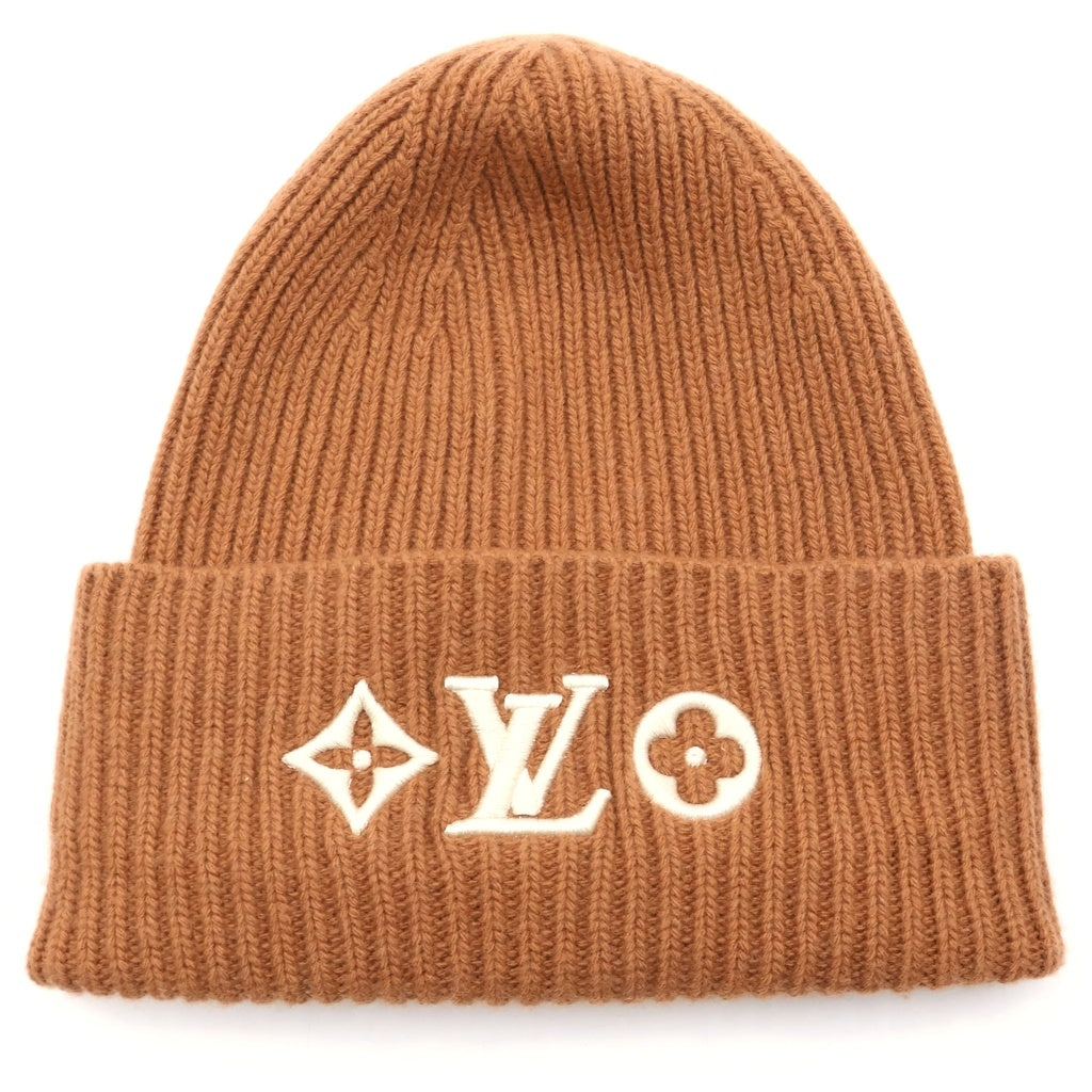 LOUIS VUITTON(ルイヴィトン) LVヘッドライン ビーニー ヘッドキャップ ブラウン ウール M71928 レディース