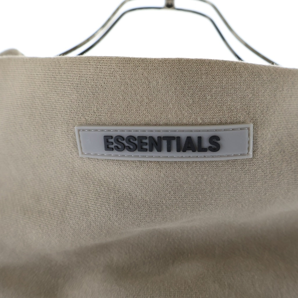 ESSENTIEL Antwerp(エッセンシャル アントワープ) バックプリント フーディー パーカー カーキ コットン RN090233