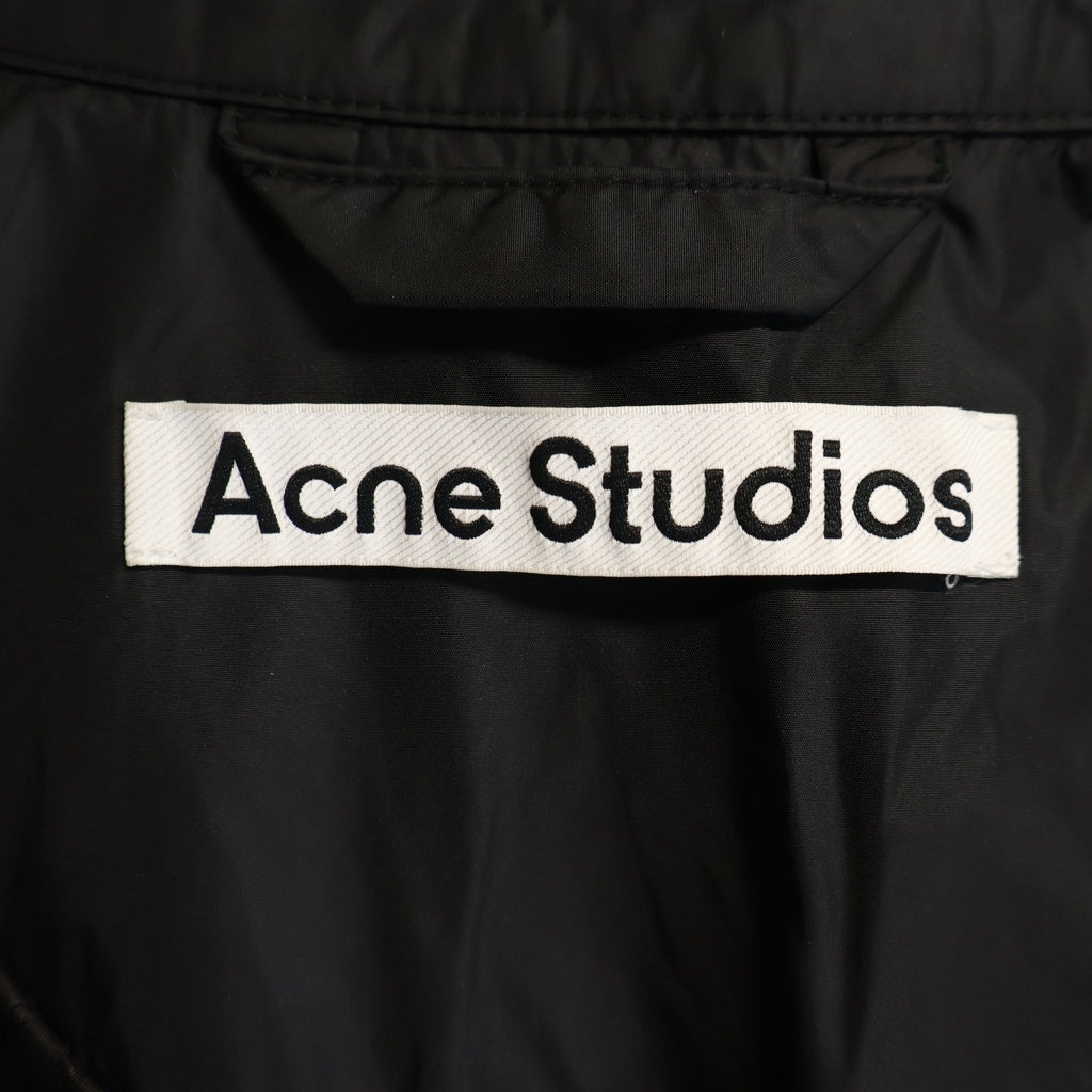 ACNE(アクネ) ジャケット ジップアップ アウター ナイロン ブラック レディース