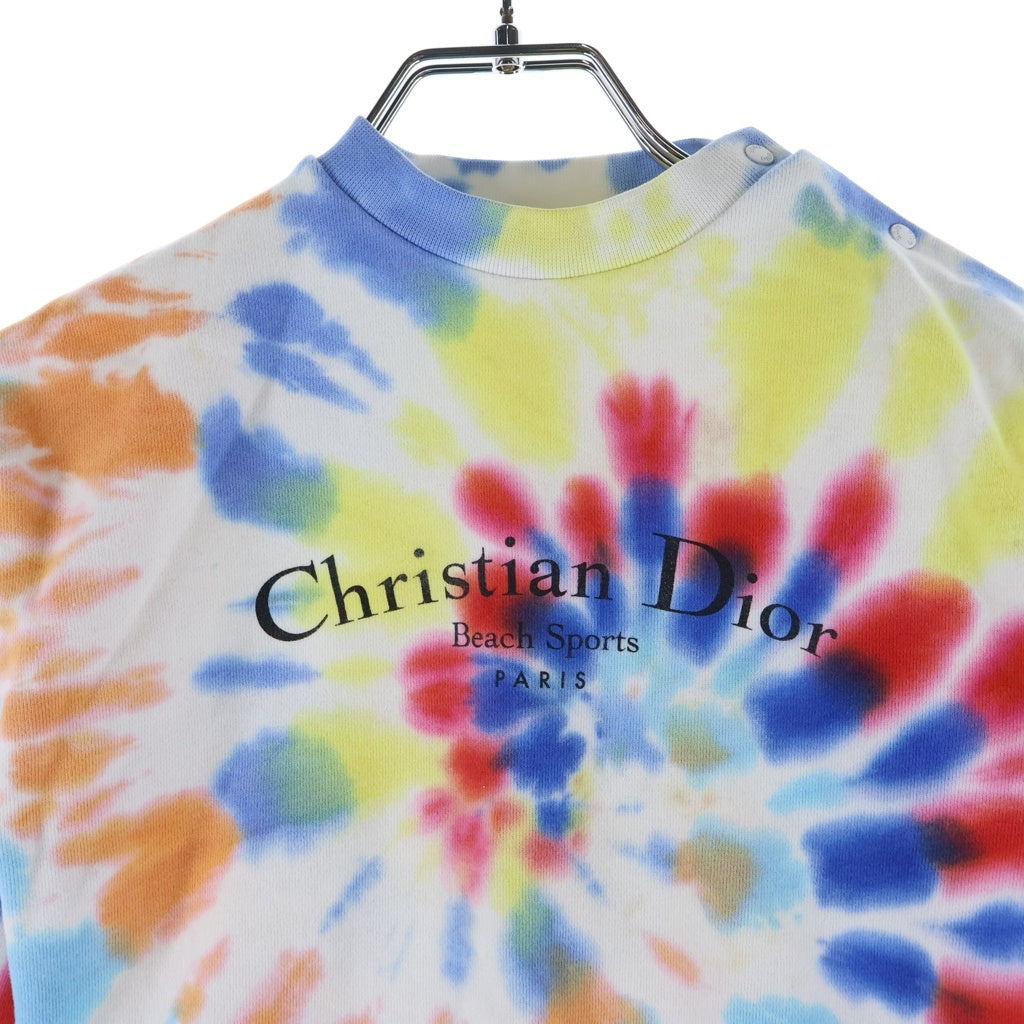 Christian Dior(クリスチャンディオール) ロゴプリント タイダイ染め プルオーバー スウェット トレーナー マルチカラー キッズ ベビー 2WBM43SWEH
