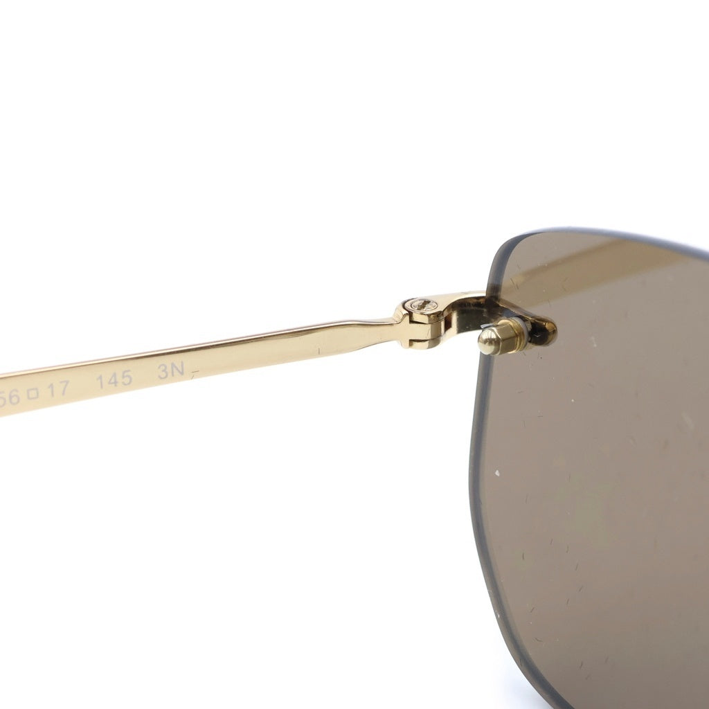 Ray Ban(レイバン) リムレス スクエア カラーレンズ サングラス メガネ 眼鏡 アイウェア ゴールド RB3768 レディース