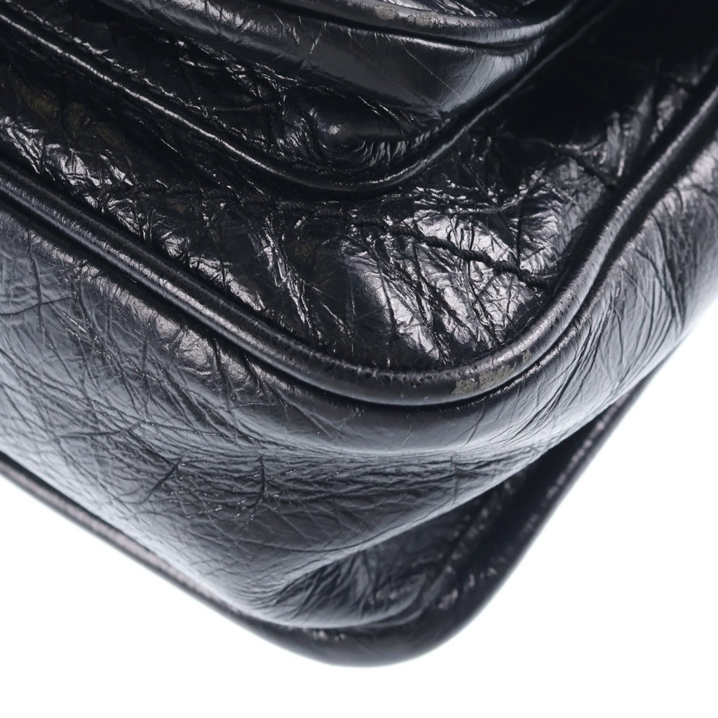 SAINT LAURENT PARIS(サンローランパリ) ニキ ショルダーバッグ チェーンバッグ ブラック シャイニーカーフスキン レザー 533037 ブラック金具 レディース