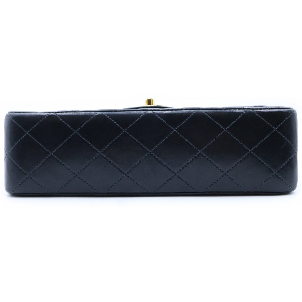 CHANEL(シャネル) マトラッセ23 ブラック ショルダーバッグ ダブルフラップ ダブルチェーン ラムスキン ゴールド金具 7番台 レディース