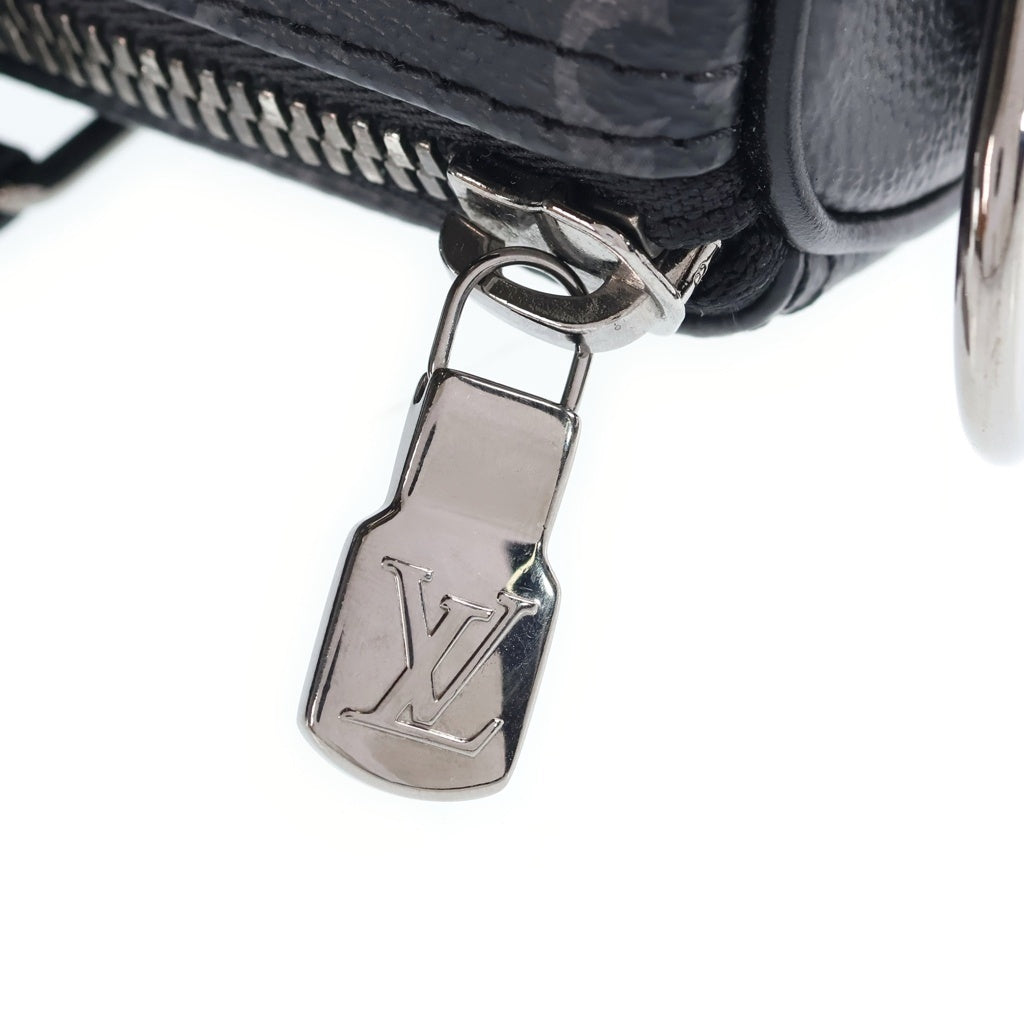 LOUIS VUITTON(ルイヴィトン) モノグラムエクリプス キーポルバンドリエール25 2WAYハンドバッグ ショルダーバッグ ブラック PVCレザー M46271 ブラック金具 レディース