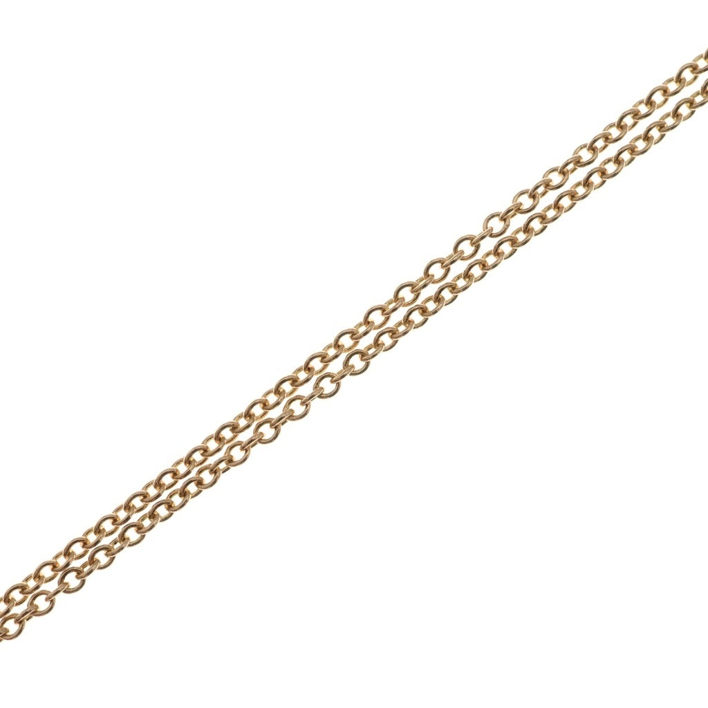 TIFFANY & Co.(ティファニー) バイザヤード ダイヤ ネックレス ペンダント チェーン ピンクゴールド Au750PG レディース
