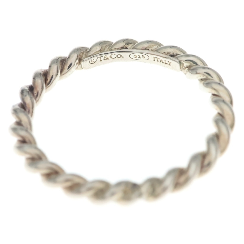 TIFFANY & Co.(ティファニー) ツイスト ナロー リング SV925 シルバー 1.4g レディース