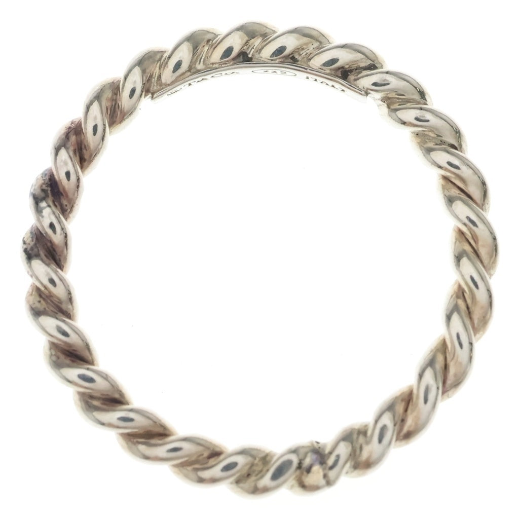 TIFFANY & Co.(ティファニー) ツイスト ナロー リング SV925 シルバー 1.4g レディース