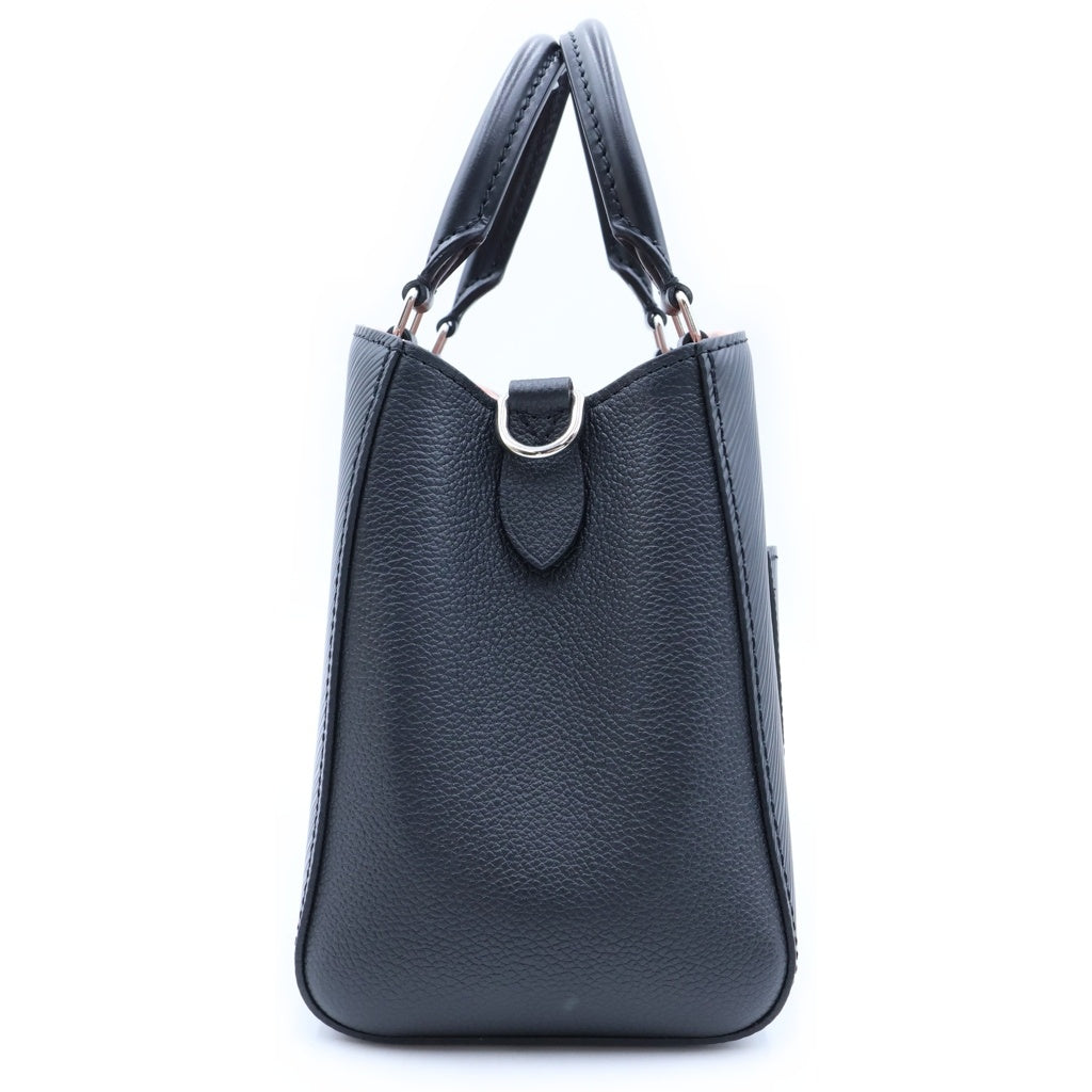 LOUIS VUITTON(ルイヴィトン) エピ マレルMM 2WAYハンドバッグ ショルダーバッグ ブラック×ピンク レザー M59954 シルバー金具 レディース