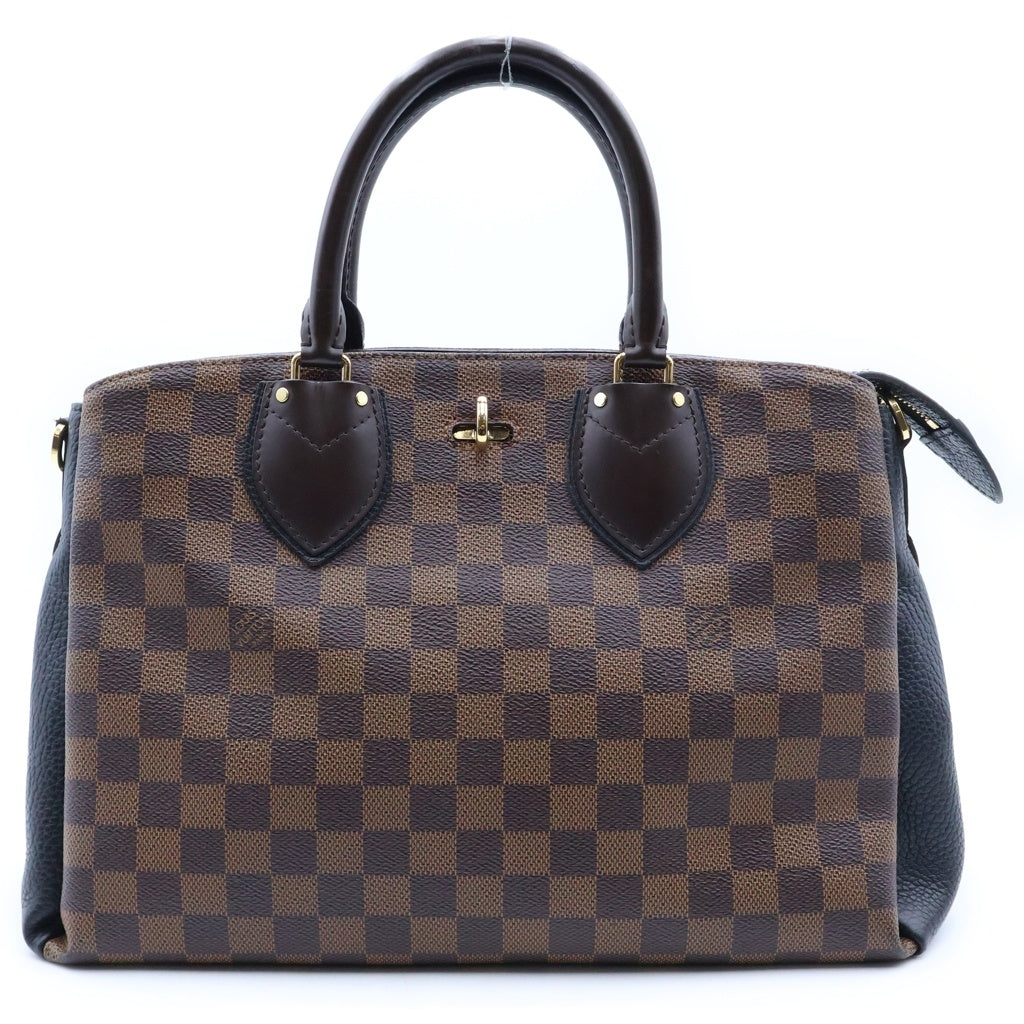 LOUIS VUITTON(ルイヴィトン) ダミエ ノルマンディー マグノリア ショルダーバッグ ハンドバッグ ブラウン×ブラック PVC×レザー N41488
