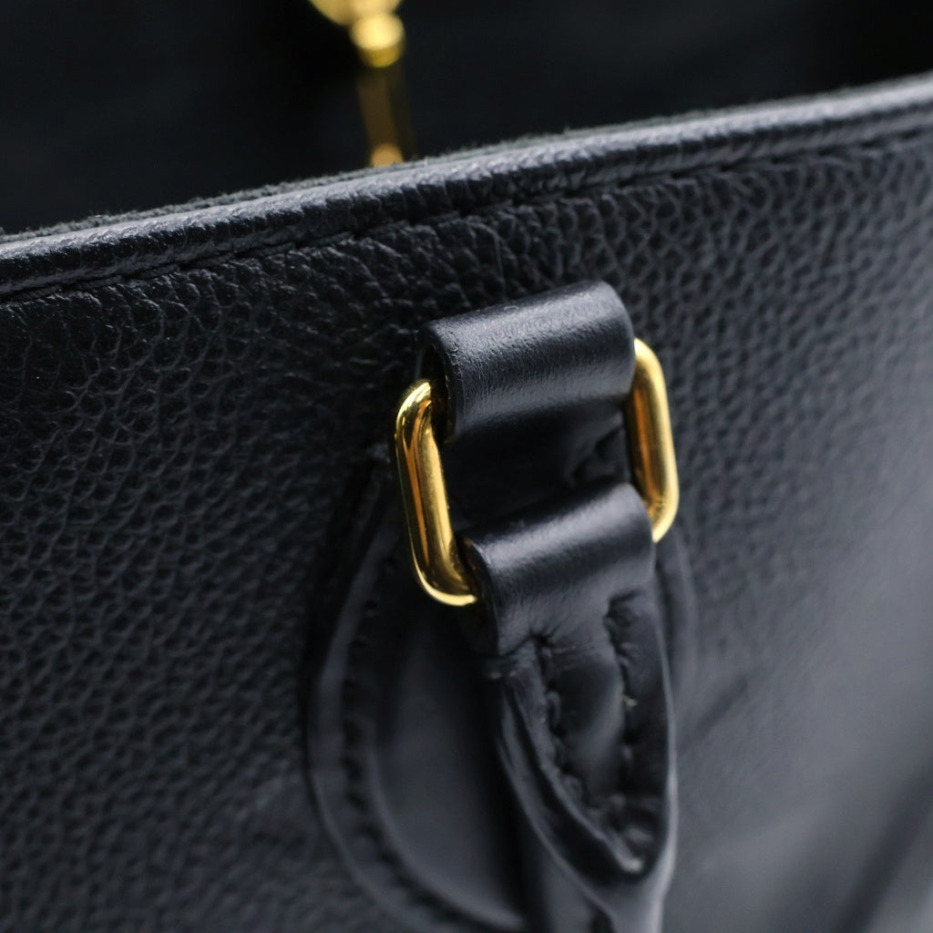 LOUIS VUITTON(ルイヴィトン) オンザゴー PM ハンドバッグ モノグラム アンプラント ノワール ブラック M45653 レディース