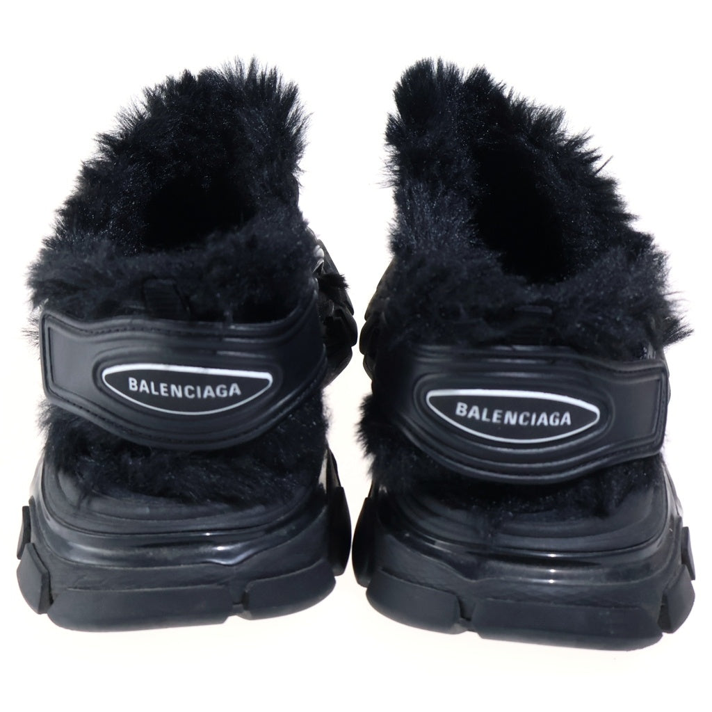 BALENCIAGA(バレンシアガ) トラック エコファームリム サンダル ボア ブラック