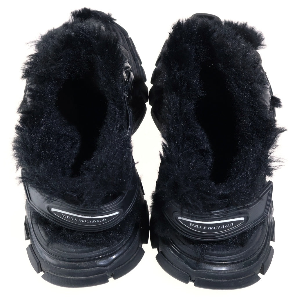 BALENCIAGA(バレンシアガ) トラック エコファームリム サンダル ボア ブラック