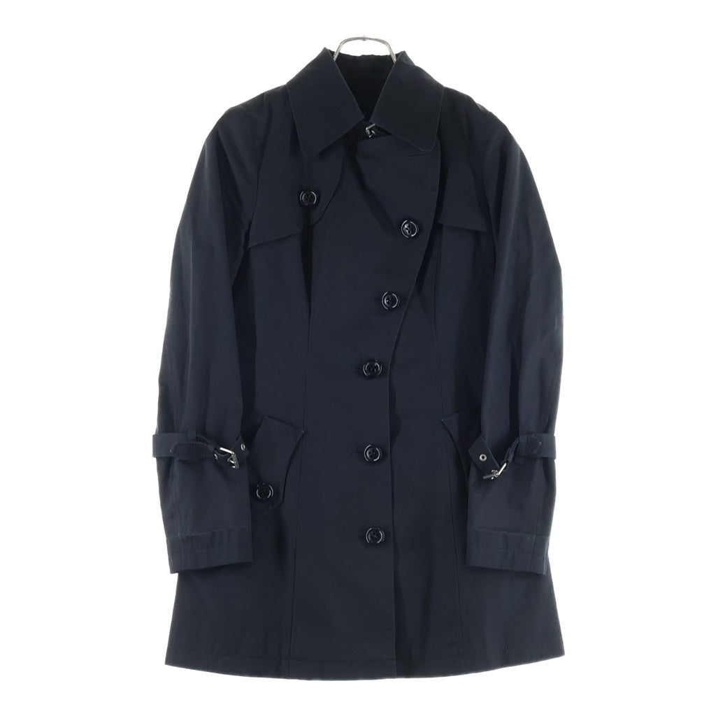 BURBERRY(バーバリー) ブルーレーベル ライナー付き ショート トレンチコート コットン ブラック レディース