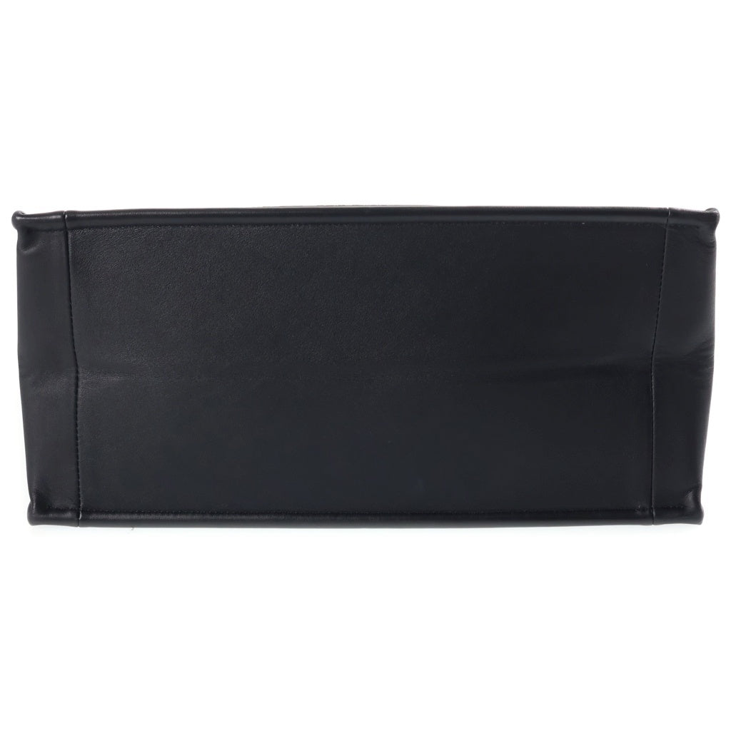Christian Dior(クリスチャンディオール) ブックトート ミディアム ハンドバッグ トートバッグ ブラック レザー M1296ZGSB レディース