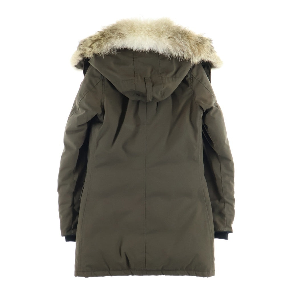 CANADA GOOSE(カナダグース) BRONTE PARKA ブロンテ パーカー ファー付き フーデッドダウンコート カーキ 99C5019 レディース