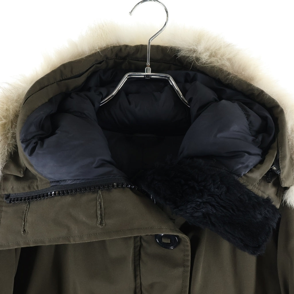 CANADA GOOSE(カナダグース) BRONTE PARKA ブロンテ パーカー ファー付き フーデッドダウンコート カーキ 99C5019 レディース