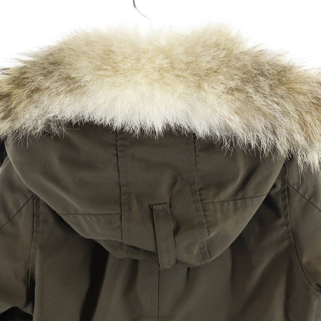 CANADA GOOSE(カナダグース) BRONTE PARKA ブロンテ パーカー ファー付き フーデッドダウンコート カーキ 99C5019 レディース