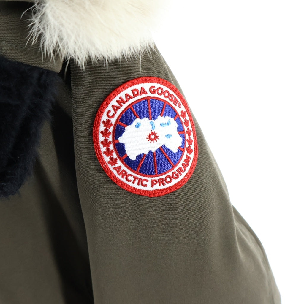 CANADA GOOSE(カナダグース) BRONTE PARKA ブロンテ パーカー ファー付き フーデッドダウンコート カーキ 99C5019 レディース