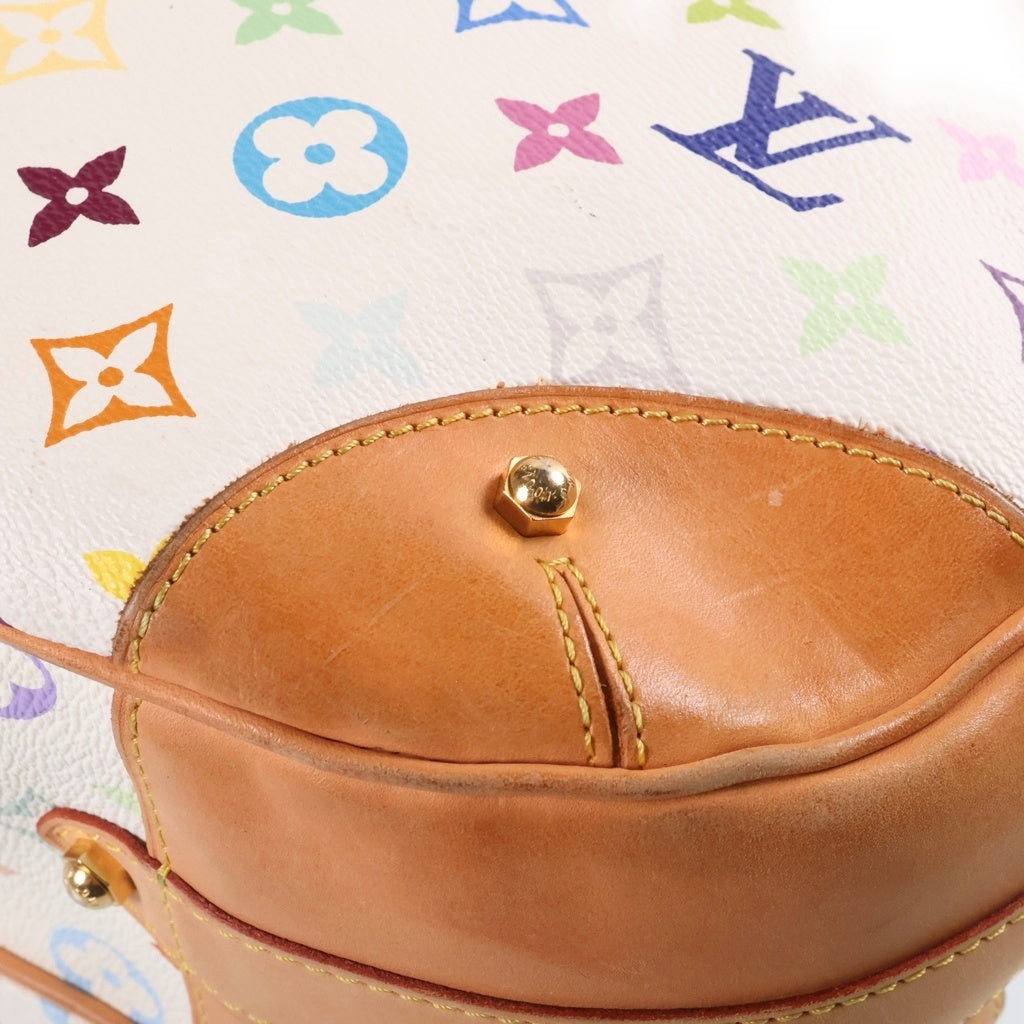 LOUIS VUITTON(ルイヴィトン) モノグラム マルチカラー グレタ ハンドバッグ ワンショルダーバッグ ホワイト PVC×レザー M40195 レディース