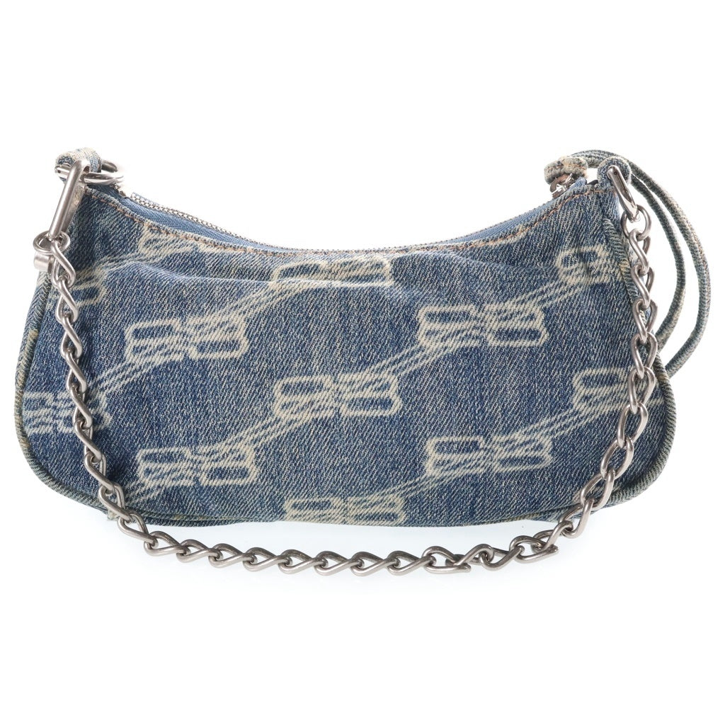 BALENCIAGA(バレンシアガ) ルカゴール ハンドバッグ ブルー デニム 695814 レディース