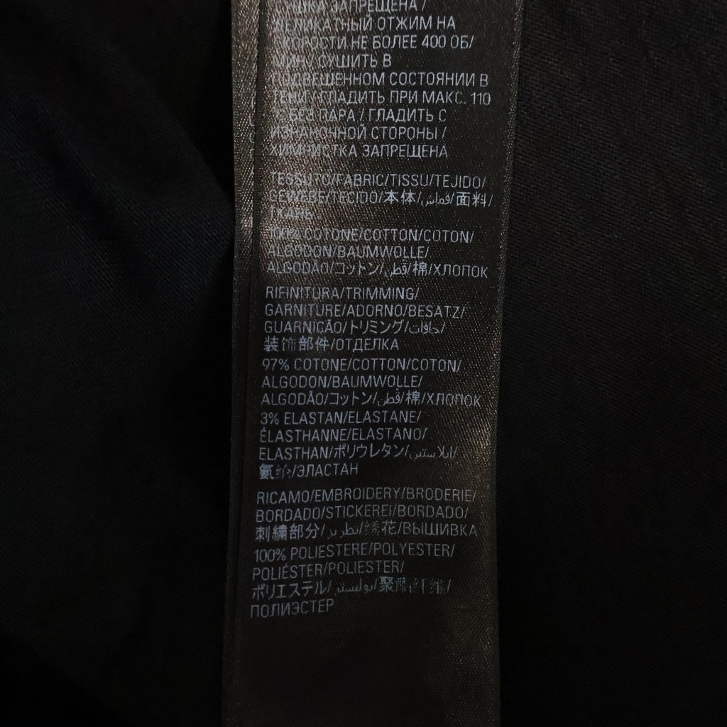 BALENCIAGA(バレンシアガ) クラシックBBロゴ デストロイ加工 Tシャツ ブラック コットン 783399