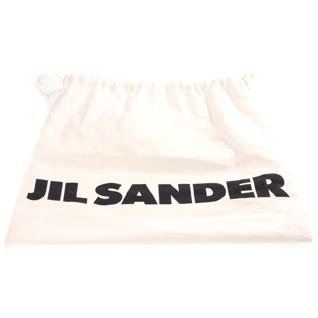 JIL SANDER NAVY(ジルサンダーネイビー) カンノーロ ワンショルダーバッグ ワインレッド ボルドー レザー ゴールド金具 レディース