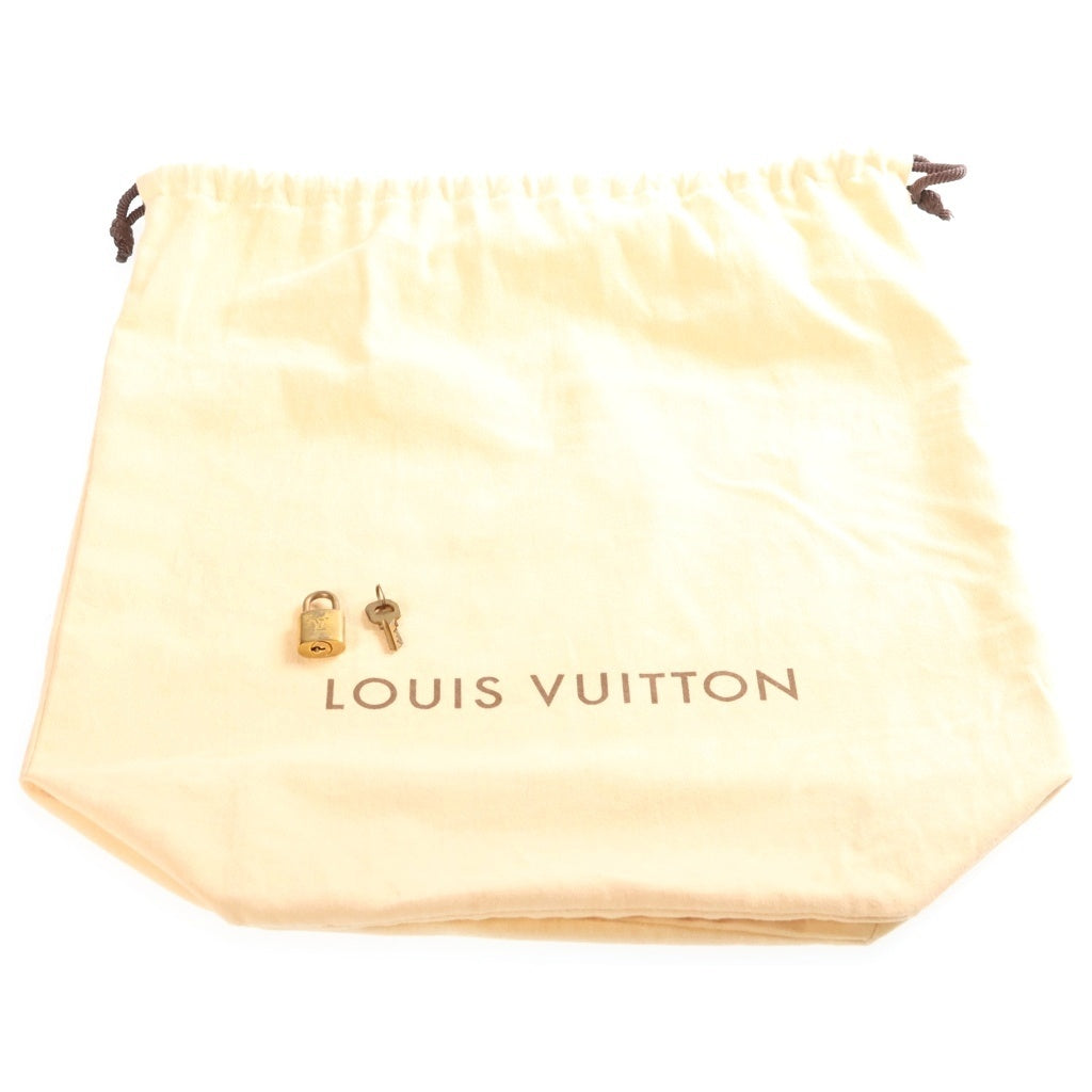 LOUIS VUITTON(ルイヴィトン) モノグラム モントルグイユPM ハンドバッグ ブラウン レザー×PVC M95565 ゴールド金具 レディース