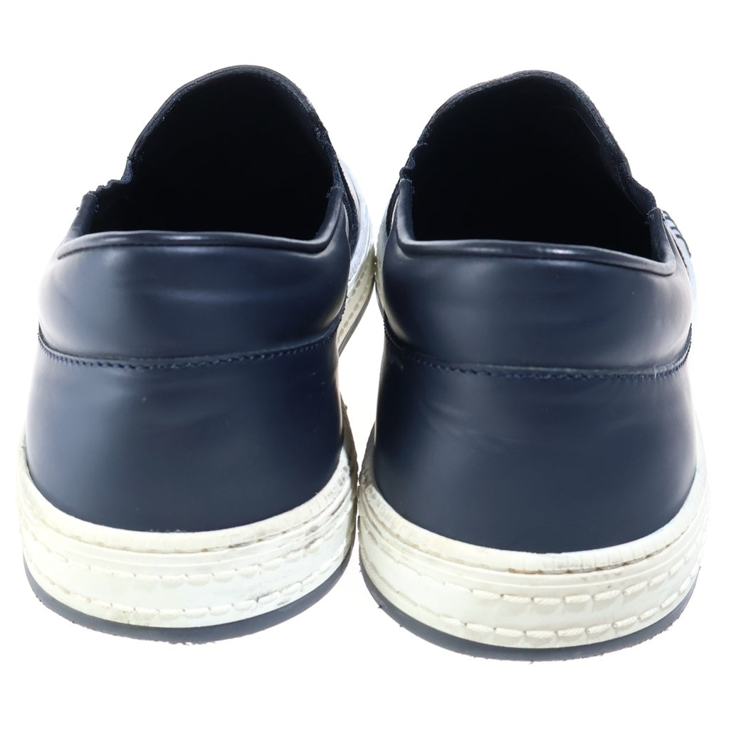 Berluti(ベルルッティ) レザースリッポン フラットシューズ ローカットシューズ ネイビー #25