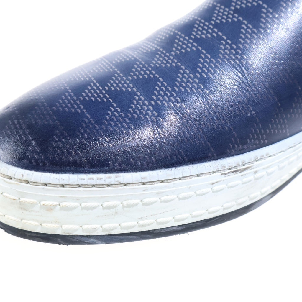 Berluti(ベルルッティ) レザースリッポン フラットシューズ ローカットシューズ ネイビー #25