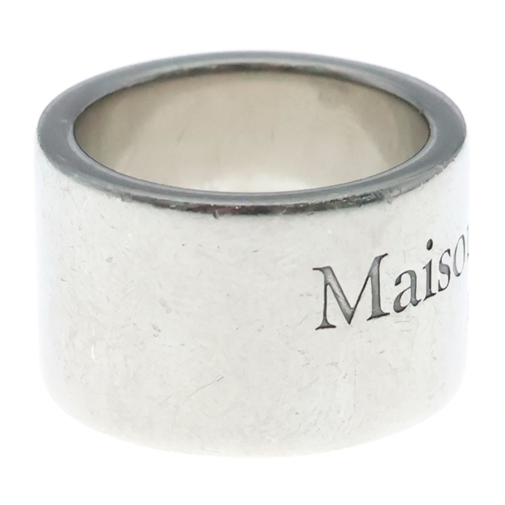Maison Margiela(メゾンマルジェラ) ロゴワイドリング SV925 シルバー SM1UQ0082 SV0158 951 03