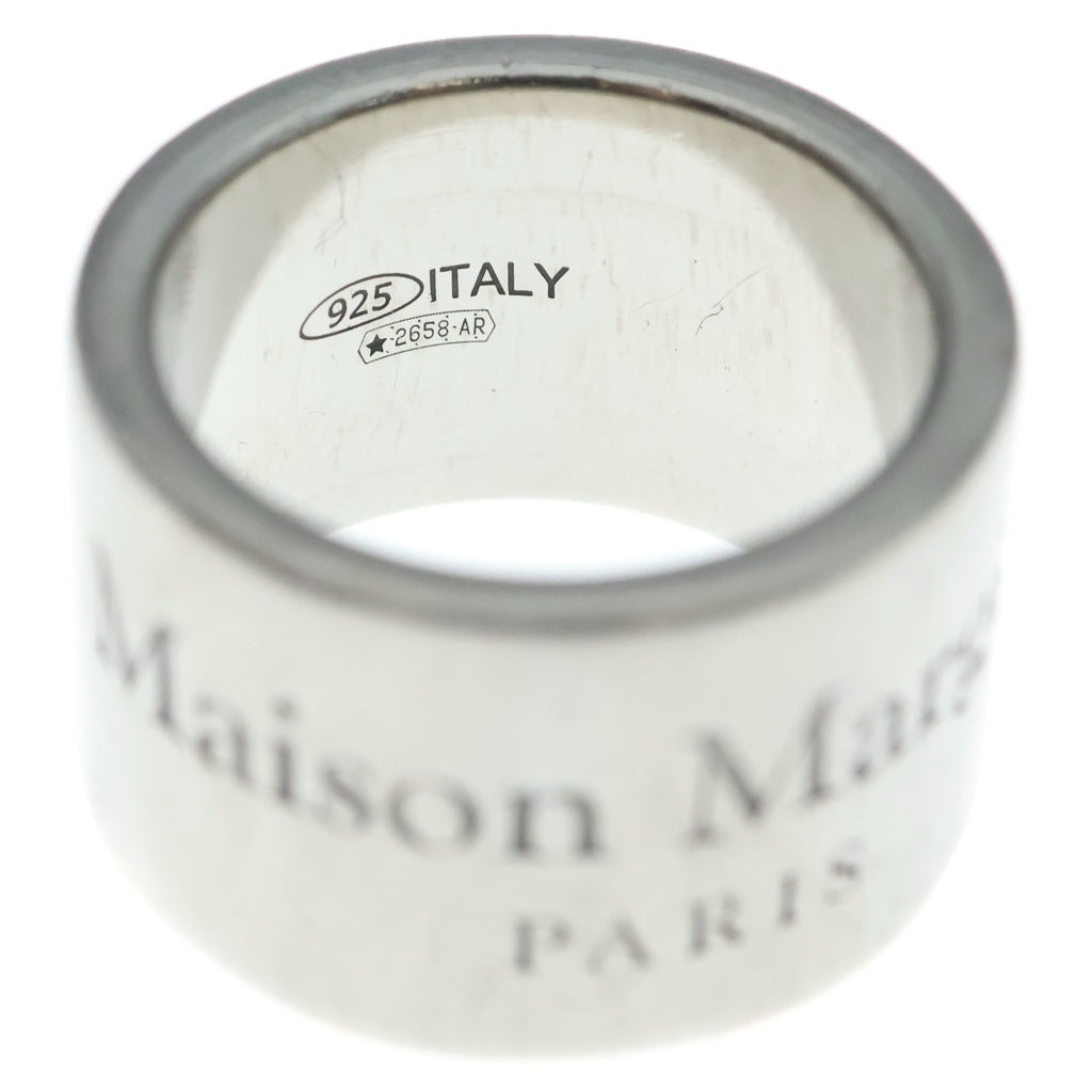 Maison Margiela(メゾンマルジェラ) ロゴワイドリング SV925 シルバー SM1UQ0082 SV0158 951 03