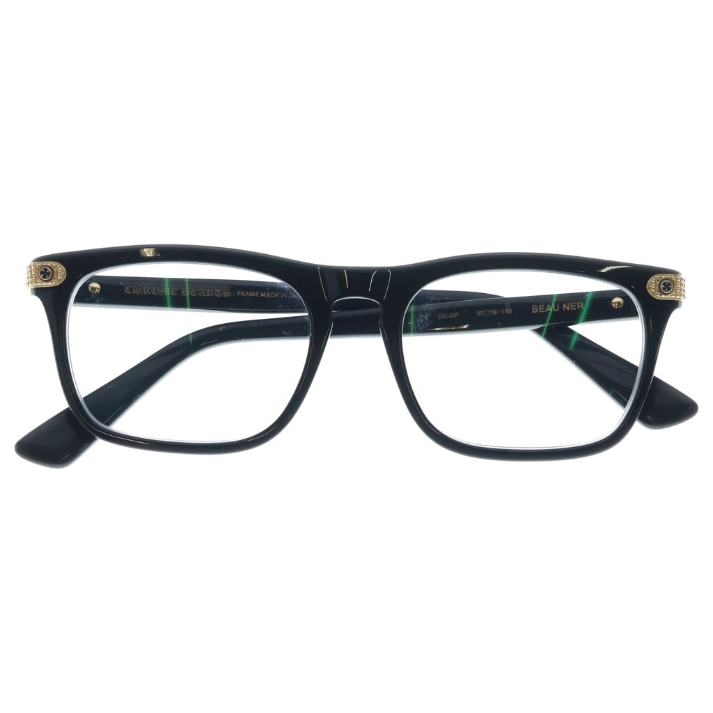 CHROME HEARTS(クロムハーツ) BEAU NER リーディンググラス サングラス ブラック BK-GP 50288148