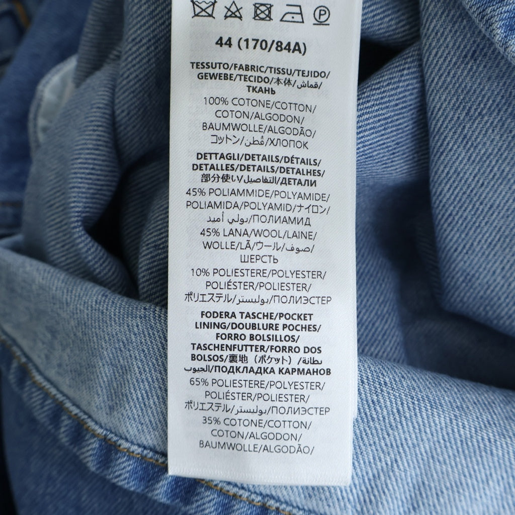 GUCCI(グッチ) 2025年 RELAXED FIT DENIM SHIRT リラックスフィットデニムシャツ インディゴ 820358 XDC6Y レディース