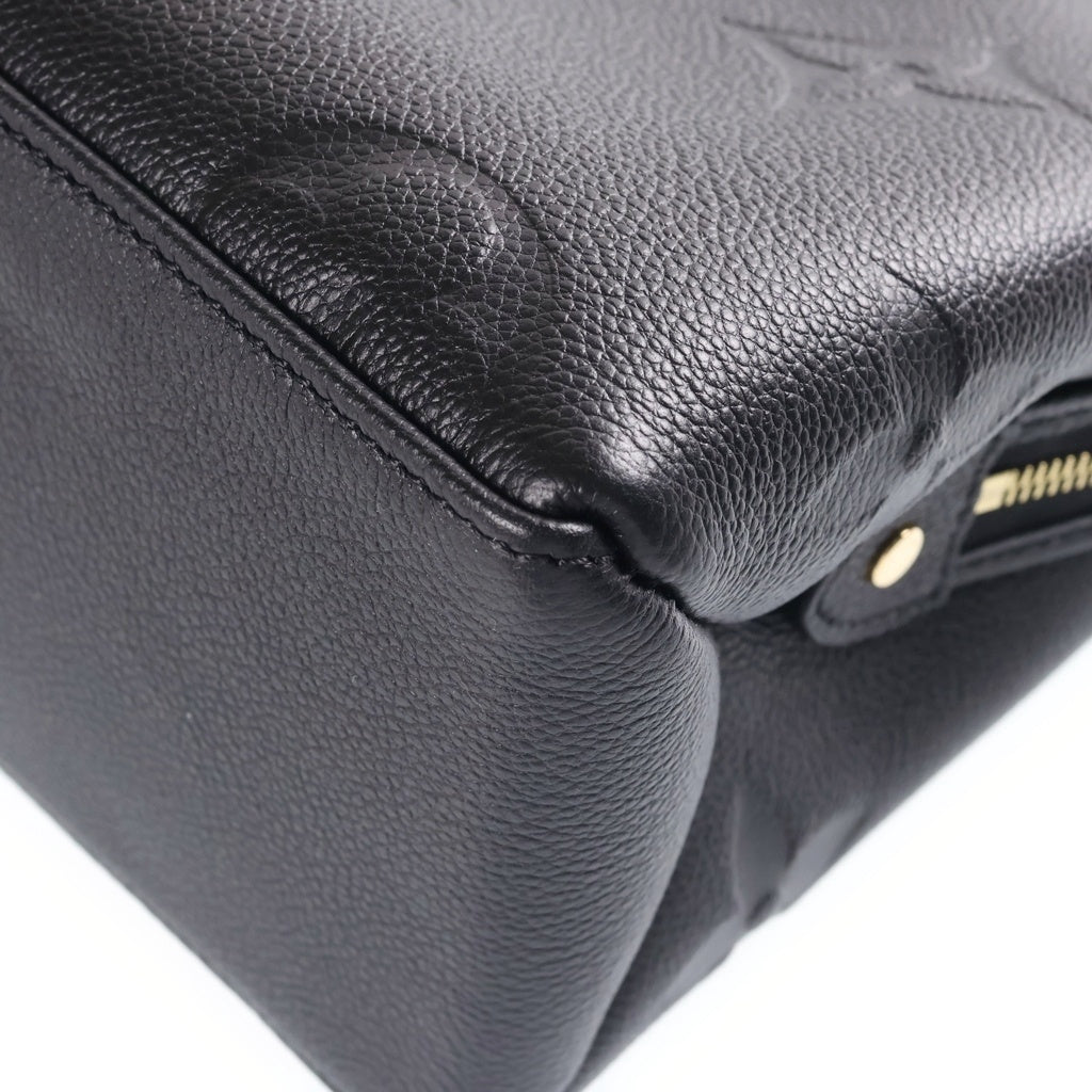 LOUIS VUITTON(ルイヴィトン) プティ・パレPM 2WAYハンドバッグ ショルダーバッグ ブラック ノアール レザー M58916 ゴールド金具 レディース