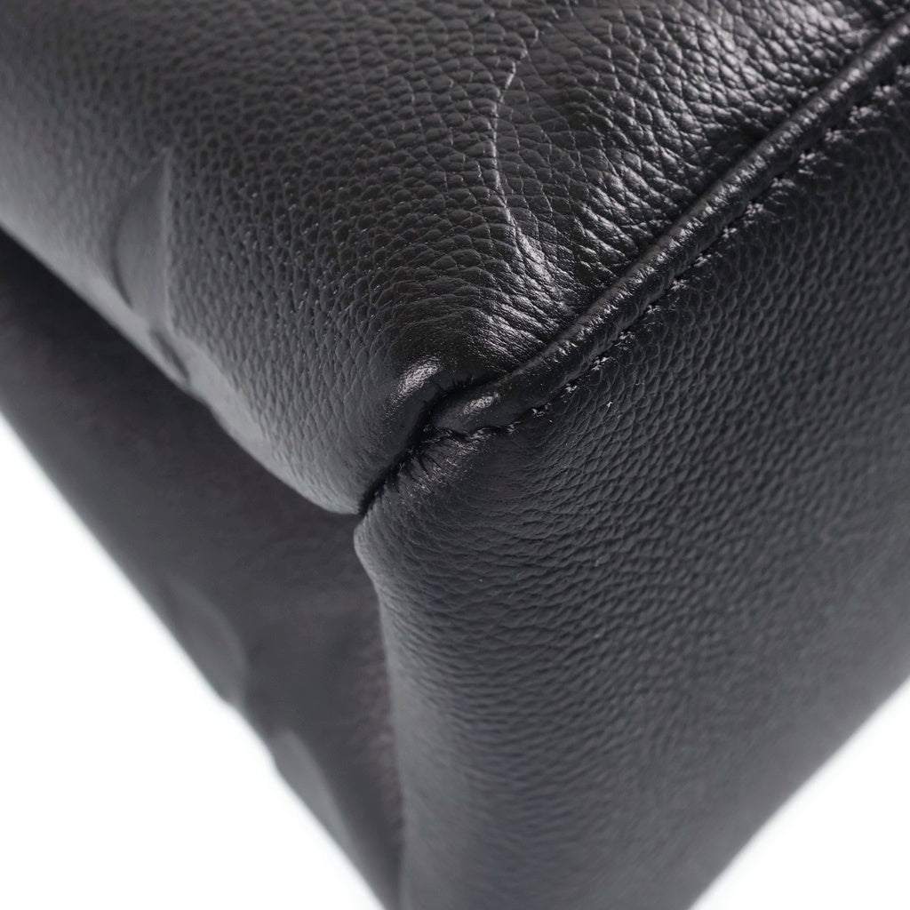 LOUIS VUITTON(ルイヴィトン) プティ・パレPM 2WAYハンドバッグ ショルダーバッグ ブラック ノアール レザー M58916 ゴールド金具 レディース