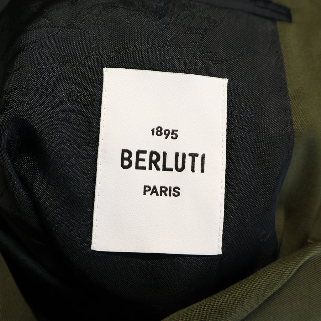 Berluti(ベルルッティ) カリグラフィー セットアップ テーラードジャケット スラックスパンツ グリーン