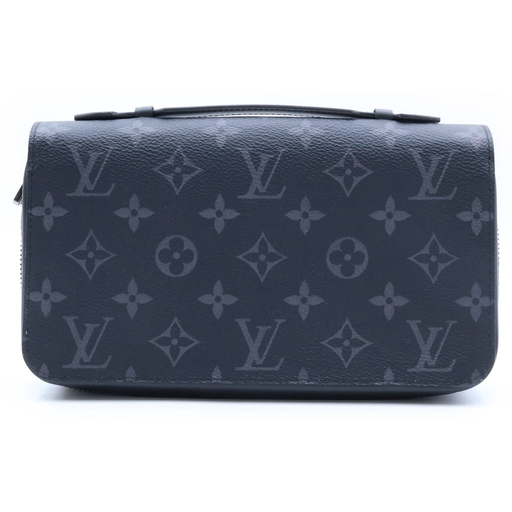 LOUIS VUITTON(ルイヴィトン) モノグラムエクリプス ジッピーXL クラッチバッグ ブラック PVCレザー RFID M61698 レディース