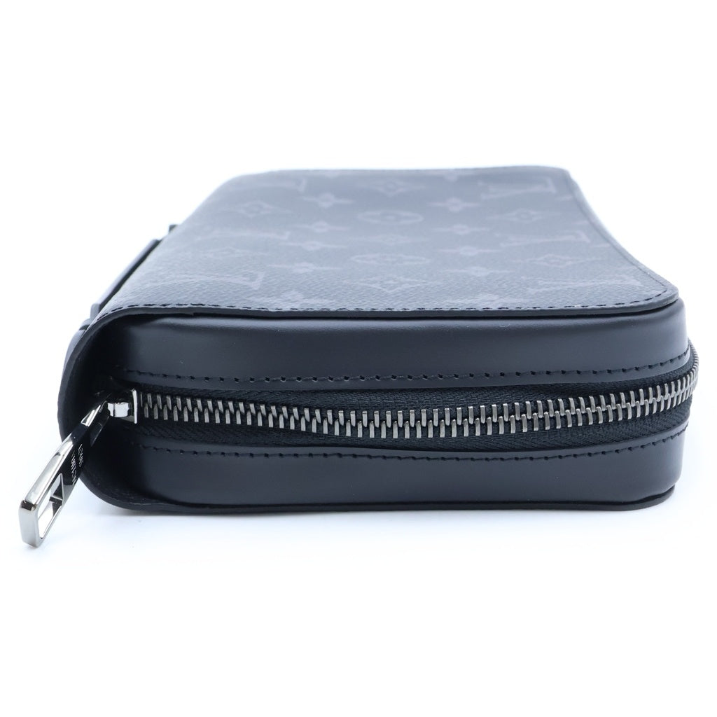 LOUIS VUITTON(ルイヴィトン) モノグラムエクリプス ジッピーXL クラッチバッグ ブラック PVCレザー RFID M61698 レディース